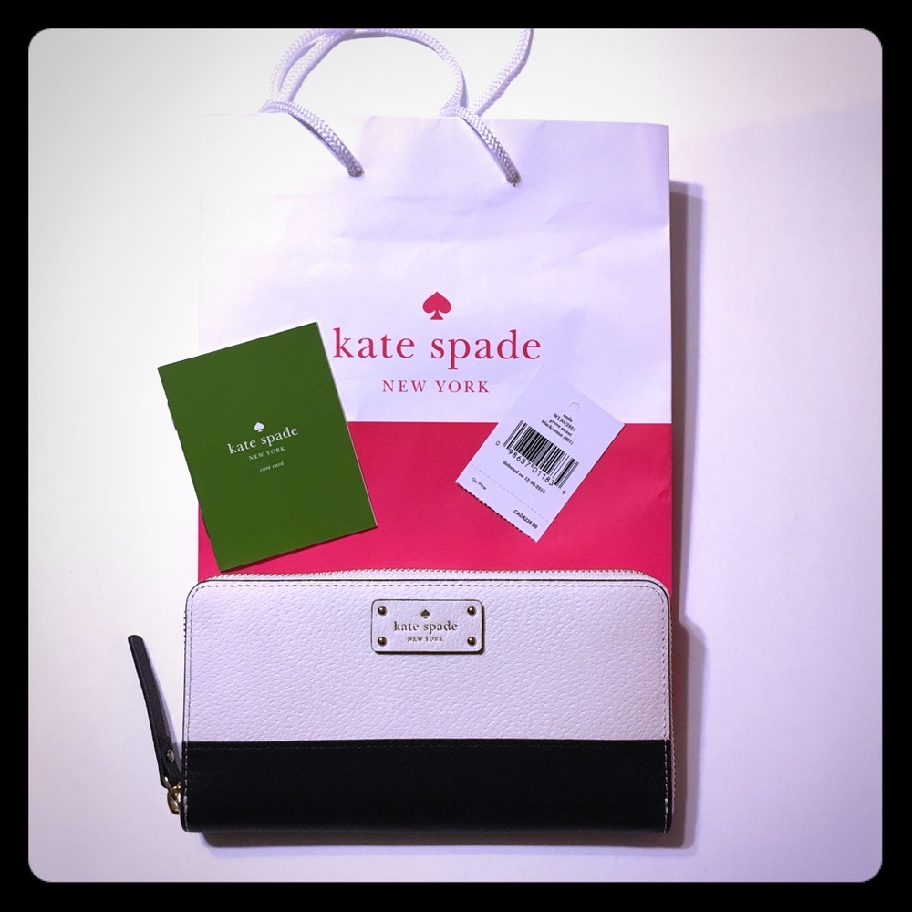 NWT Kate Spade Grove street neda zip around wallet